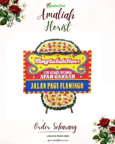 Sewa Papan Bunga Maba Tengah